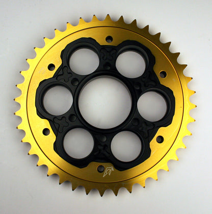 Driven Racing Large 6 Hole Quick change Sprocket Carrier for Ducati Panigale (all), Supersport, Streetfighter V4/V2, and Monster 1200