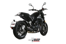 MIVV Slip-on, Suono Black, Standard Exhaust For Benelli Leoncino 2017-2021