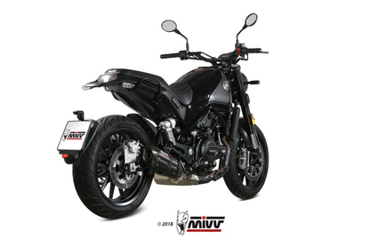 MIVV Slip-on, Suono Black, Standard Exhaust For Benelli Leoncino 2017-2021
