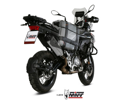 MIVV Slip-on, Speed Edge Stainless Steel, Standard Exhaust For Benelli TRK 502X 2018-2021