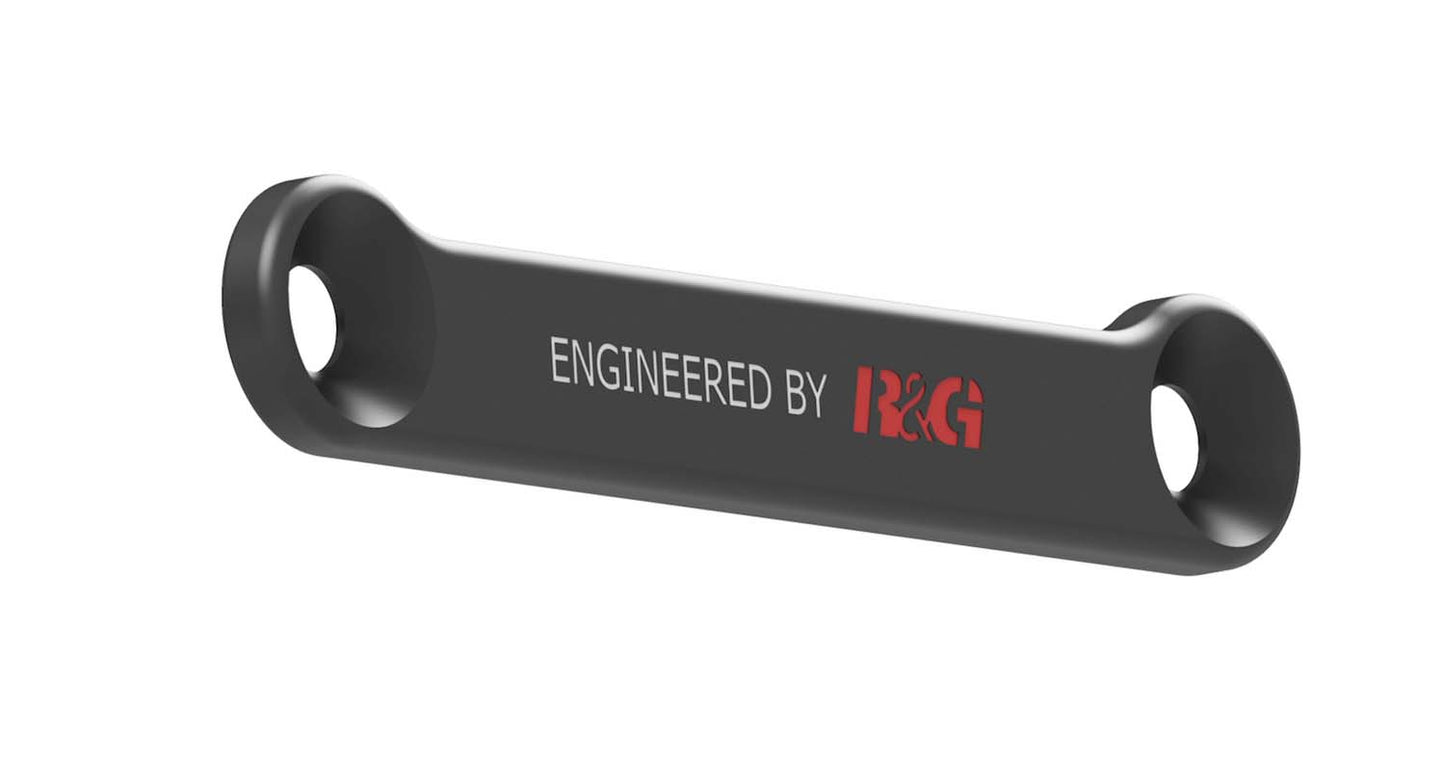 R&G Racing Exhaust Hanger & Rear Footrest Blanking Plate (kit) RHS for Kawasaki Z H2 '20-'21