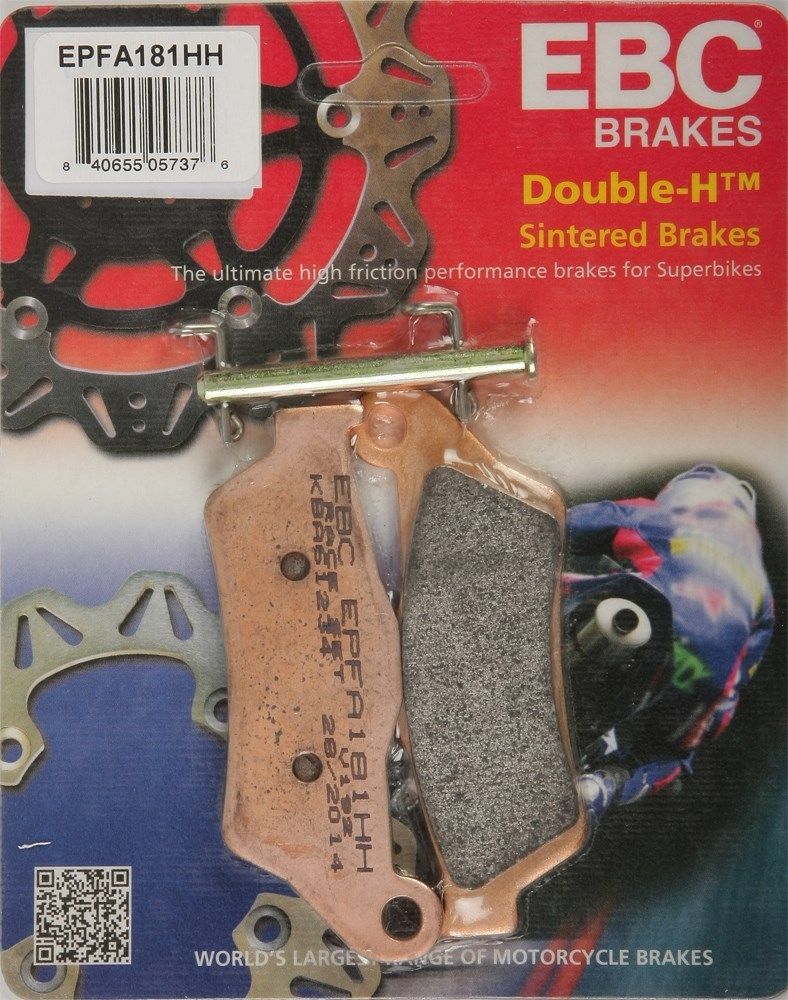 EBC Brakes EPFA Sintered Fast Street and Trackday Pads Front - EPFA181HH