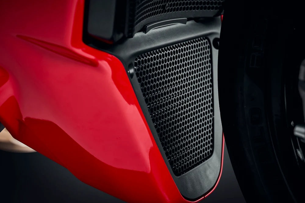 Evotech Performance Radiator and Oil Cooler Guard Kit for Ducati Diavel V4