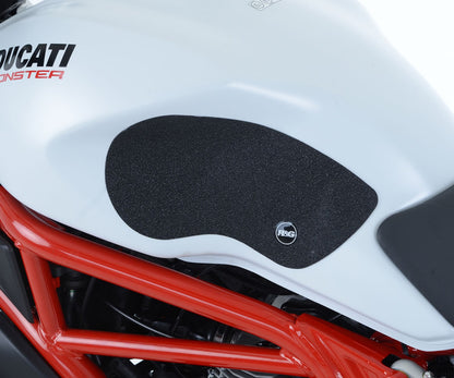 R&G Racing Traction Grips 2-Grip Kit for Ducati Monster 1100/1100 Evo '10-'14, M1200 '11-'22, M1200S/M1200R '14-'22, M797 '17-'21, M821 '14-'21