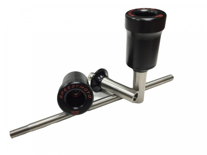 SpeedyMoto Frame Slider for Ducati Monster (01+) Hypermotard, Multistrada, Sport Classic, ST, 749, 996, 748, Supersport