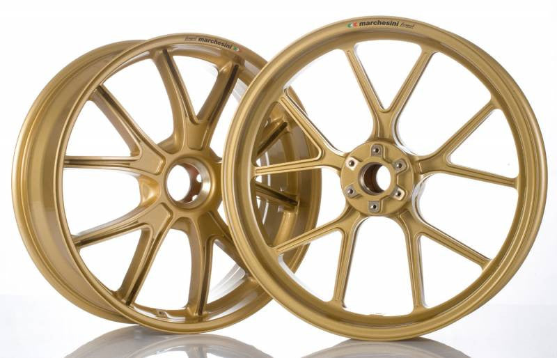 MARCHESINI - M10RS - CORSE - FORGED MAGNESIUM WHEELSET: BMW S1000RR/S1000R - Cast Wheel Replacement