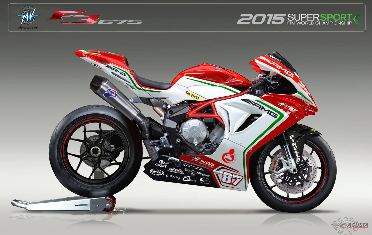 CARBONIN AVIO FIBER RACE BODYWORK FOR MV AGUSTA F3