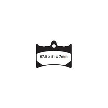 EBC Brakes Double-H Sintered Superbike Brake Pads Front - FA126R