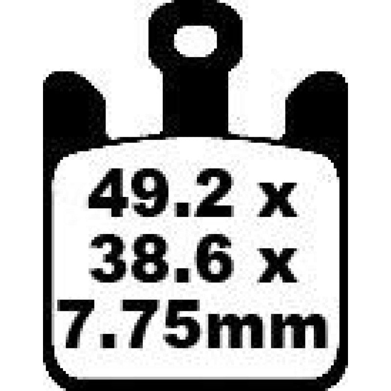 EBC Brakes Double-H Sintered Superbike Brake Pads Front -  FA369/4HH