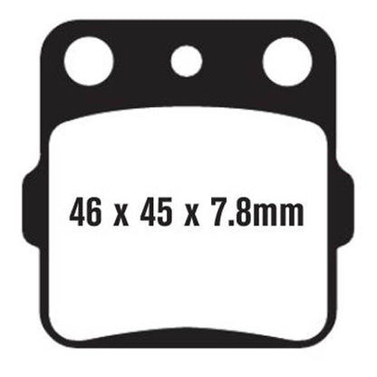 EBC Brakes Double-H Sintered Superbike Brake Pads Rear - FA84R