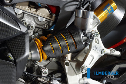 Ilmberger Carbon Rear Suspension Cover Matt for the Ducati 1199 Panigale / 1199 Panigale R '12-14