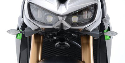 R&G Racing Front Indicator Adapter Kit for the Kawasaki Ninja 650/Z650/Z1000R '17-18, Versys 650 '15-16, Z1000 '14-18, Z300 '15-18 & Z125 Pro '16-18 models