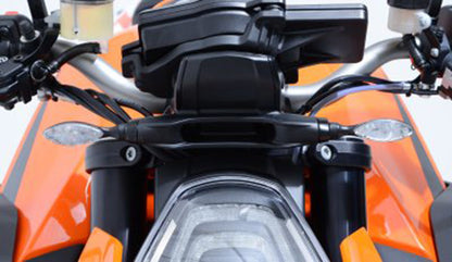 R&G Racing Front Indicator Adapter Kit for the KTM 1290 Superduke R '14-19 & KTM 790 Duke '18-19