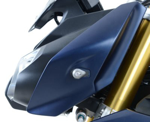 R&G Racing Front Indicator Adapter Kit for BMW R1200GS/R1200GS Adventure '13-18, S1000R '14-18, R1200RS/S1000RR/S1000XR '15-18, G310GS/G310R '17-19 & Yamaha MT-125/YZF-R125 '14-18 models