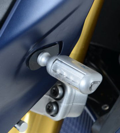R&G Racing Front Indicator Adapter Kit for BMW R1200GS/R1200GS Adventure '13-18, S1000R '14-18, R1200RS/S1000RR/S1000XR '15-18, G310GS/G310R '17-19 & Yamaha MT-125/YZF-R125 '14-18 models