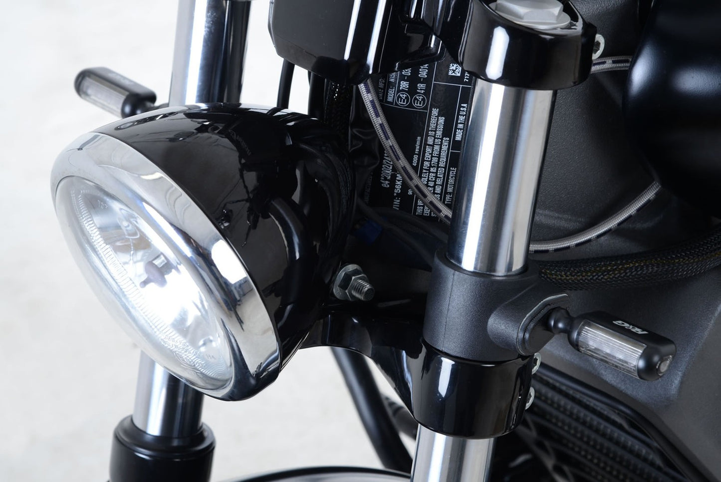R&G Racing Front Indicator Adapters (Use with Micro Indicators) for the Indian Scout/Scout Bobber/Scout Sixty '15-'22