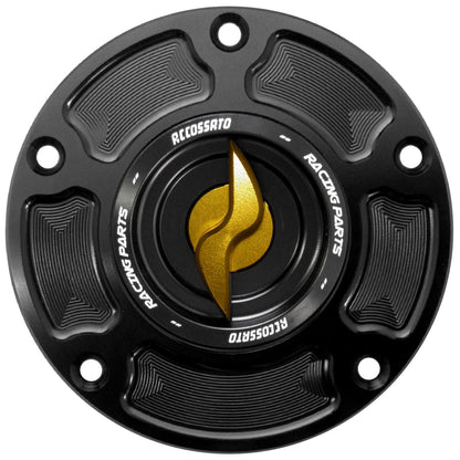 Accossato Fuel Cap for Aprilia RSV1000R, RSV4, and Tuono 1000 / V4