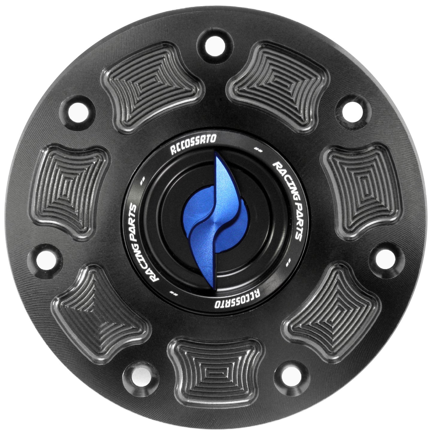Accossato Fuel Cap for Kawasaki Models - 7 bolt pattern