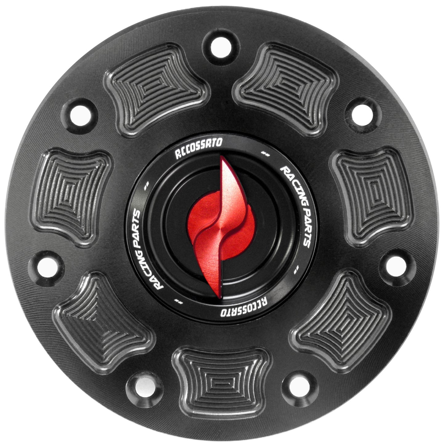 Accossato Fuel Cap for Kawasaki Models - 7 bolt pattern