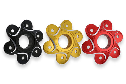 CNC Racing NEW STYLE BI-COLOR 6 Hole Rear Sprocket Flange for Ducati