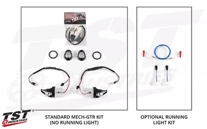 TST Industries MECH-GTR Front LED Turn Signals for INTERNATIONAL Yamaha FZ / MT Models
