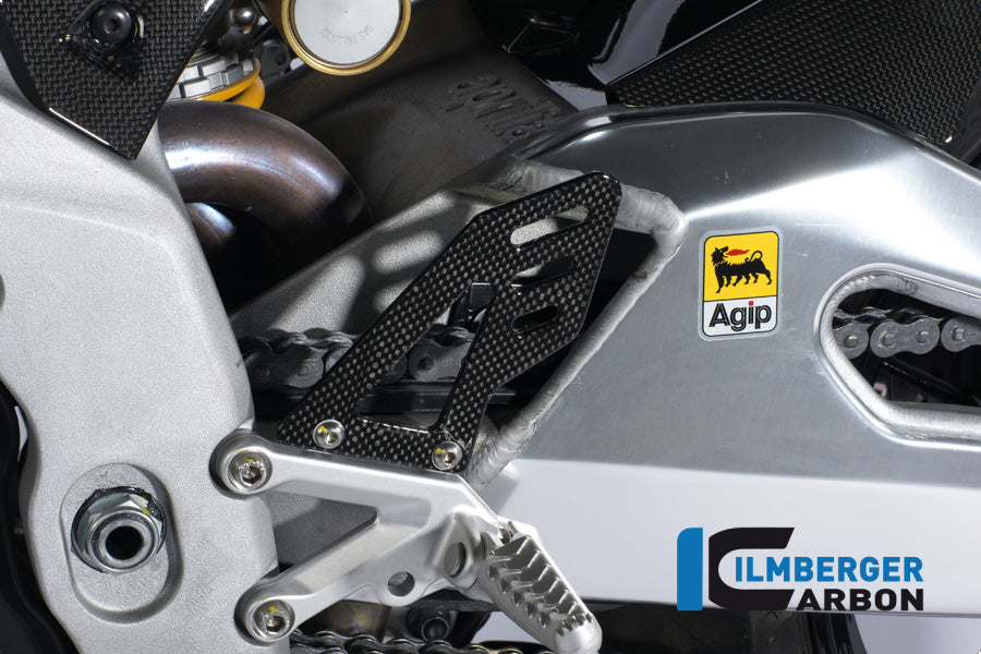 Ilmberger Carbon Heelprotectors Left/Right Driver Carbon for the Aprilia RSV4 09-24 / Tuono V4 '11-24