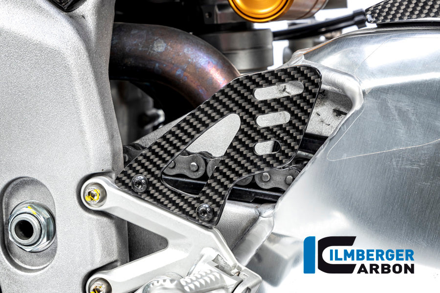 Ilmberger Carbon Heelprotectors Left/Right Driver Carbon for the Aprilia RSV4 09-24 / Tuono V4 '11-24