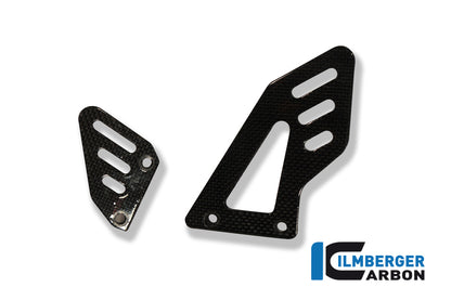 Ilmberger Carbon Heelprotectors Left/Right Driver Carbon for the Aprilia RSV4 09-24 / Tuono V4 '11-24