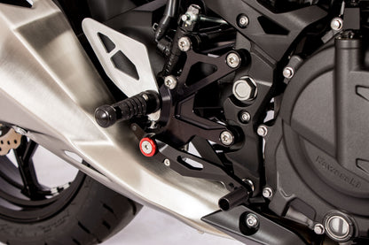 Gilles Factor-X Rearsets for the Kawasaki Ninja 400 (2018+)