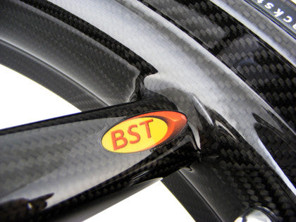 BST Mamba TEK 7 Spoke Carbon Fiber Front Wheel for the Kawasaki Ninja H2 / H2R / H2 SX - 3.5 x 17