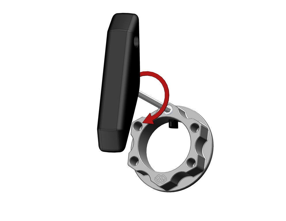 Gilles ACMA Aluminum Top Yoke Nut for BMW, Kawasaki, Suzuki, and Yamaha (M28x1.0)