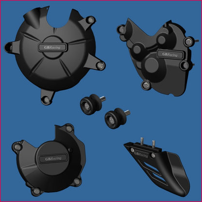 GB Racing Protection Bundle Lower Chain Guard for Kawasaki ZX-6R 600 Ninja '07-12