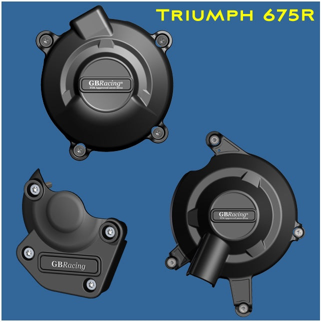 GB Racing Secondary Engine Cover Set for Triumph Daytona 675R '11-12 & Street Triple 675R '11-15