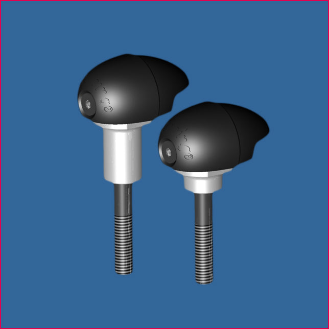 GB Racing Bullet Frame Sliders for Kawasaki ZX 10R '11-19 (For Street Use Only)