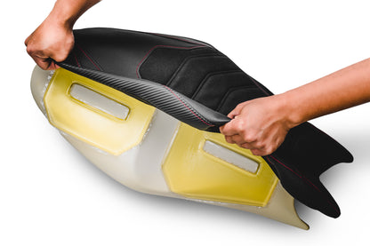 LUIMOTO "GOLD GEL R" GEL PAD - RIDER + PASSENGER KIT (9 x 9.25 & 7 x 9.25 inch)