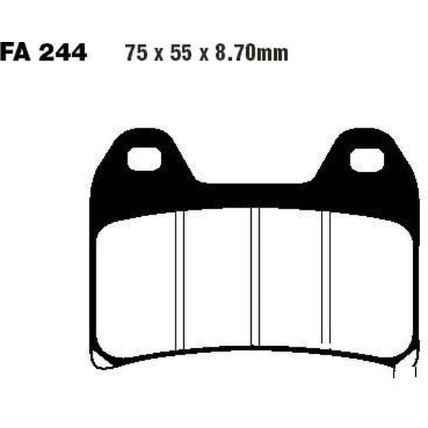 EBC Brakes GPFAX Sintered Road Race Brake Pads Front - GPFAX244HH