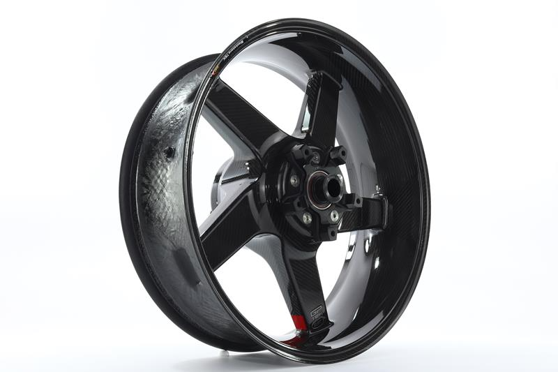 BST GP TEK 5 Spoke RACING Carbon Fiber Rear Wheel for the Suzuki GSX-R1000 (2019+)