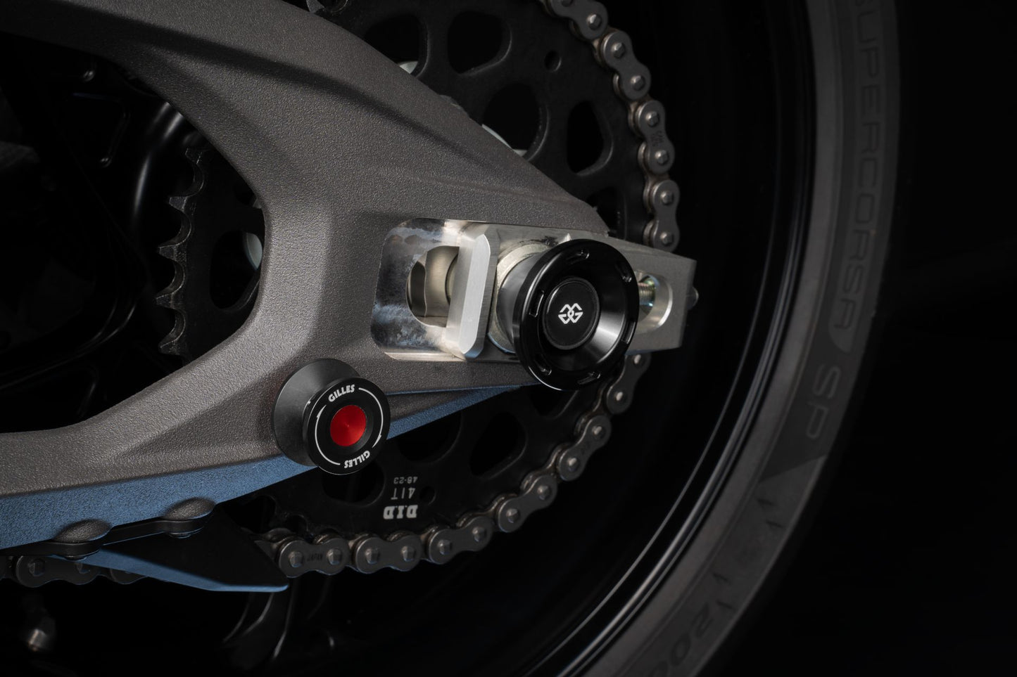 Gilles GTA Rear Axle Protectors for Ducati