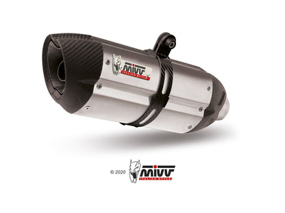 MIVV Slip-on, Suono Stainless Steel, Standard Exhaust For Honda XLV 650 TRANSALP 2000-2004