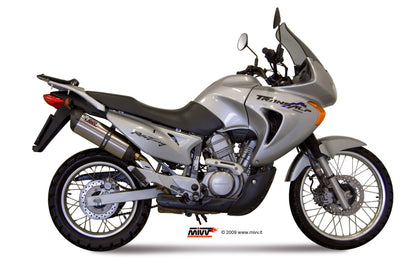 MIVV Slip-on, Suono Stainless Steel, Standard Exhaust For Honda XLV 650 TRANSALP 2005-2007