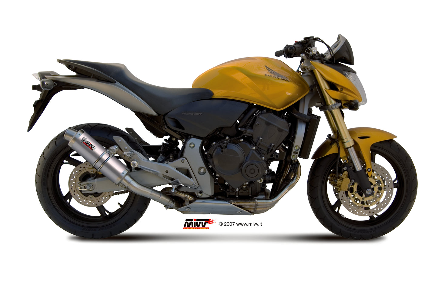 MIVV Slip-On, GP Titan, Standard Exhaust For Honda CBR 600 F 11-13, Hornet 600 07-13