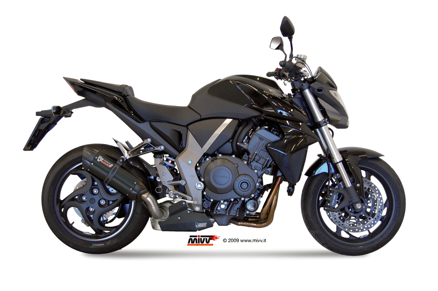 MIVV Slip-on, Suono Black, Exhaust For CB 1000 R 2008-2017