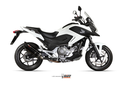 MIVV Slip-on, Suono Black, Standard Exhaust For Honda Integra 700 12-13, Integra 750 14-15, NC 700 S / X 12-14, NC 750 S / X 14-15