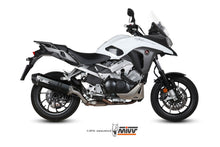 MIVV Slip-on, Speed Edge Black, Standard Exhaust For Honda Crossrunner 2015-2020