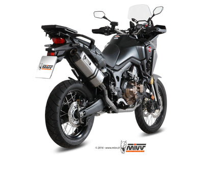MIVV [No-kat pipe for MIVV silencers.] Exhaust For Honda CRF 1000 L Africa Twin 2016-2019