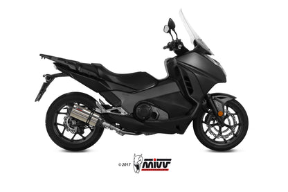 MIVV Slip-on, Suono Stainless Steel, Standard Exhaust For Honda Integra 750 16-20, NC 750 S / X 16-21