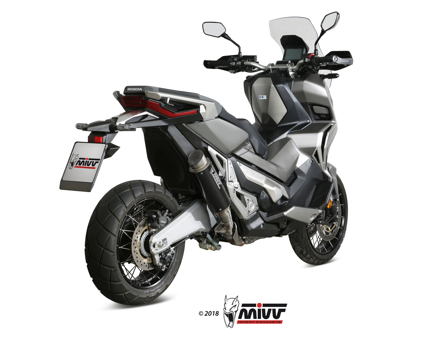 MIVV Slip-on, GPpro Carbon, Standard Exhaust For Honda X-ADV 750 2017-2021