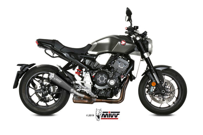 MIVV Slip-on, Delta Race Black, Standard Exhaust For CB 1000 R 2018-2021