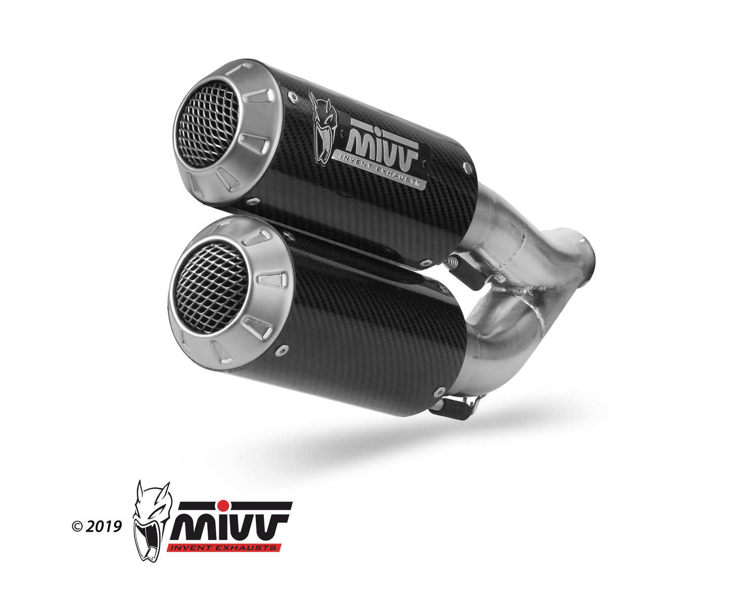 MIVV 2 Slip-on, MK3 Carbon, Standard Exhaust For Honda CB 1000 R 2018-2022