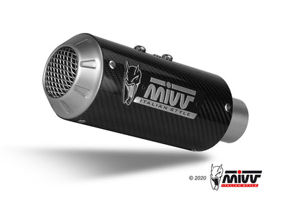 MIVV Slip-on, MK3 Carbon Basso/low down, Standard Exhaust For Honda CBR1000RR 2017-2019